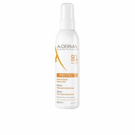 Crème Solaire pour le Corps en Spray A-Derma Protect 200 ml SPF 50+ de A-Derma, Filtres solaires - Réf : S05101230, Prix : 20...