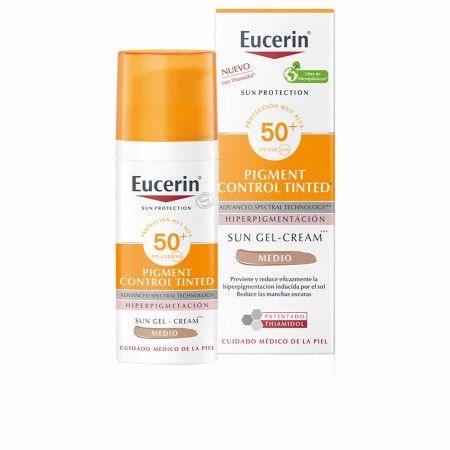 Protector Solar Facial Eucerin Sun Protection Medium Spf 50 50 ml de Eucerin, Filtros solares - Ref: S05101419, Precio: 18,04...