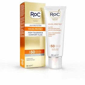 Protezione Solare Roc High Tolerance Pelli sensibili SPF 50 (50 ml) di Roc, Filtri solari - Rif: S05101959, Prezzo: 17,74 €, ...