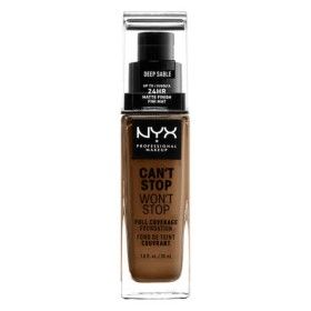 Cremige Make-up Grundierung NYX Can't Stop Won't Stop Deep Sable (30 ml) von NYX, Grundierung - Ref: S05102223, Preis: 17,42 ...