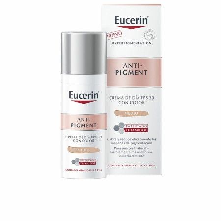 Base de Maquillaje Cremosa Eucerin Anti Pigment Medio (50 ml) de Eucerin, Bases - Ref: S05102711, Precio: 33,88 €, Descuento: %