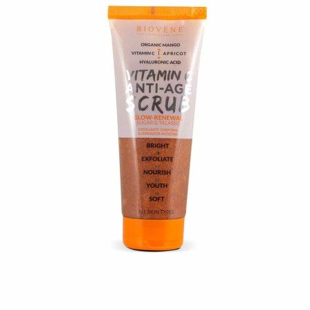 Gel exfoliant corporel Biovène Vitamin C Age Scrub Anti-âge Mangue Vitamine C 250 ml de Biovène, Gommages pour la peau - Réf ...