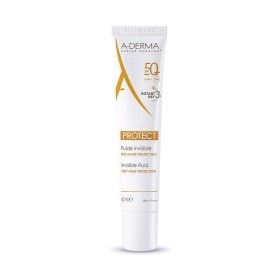 Protetor Solar Facial A-Derma Protect Fluide Invisible Spf 50 40 ml de A-Derma, Filtros solares - Ref: M0115059, Preço: 16,27...