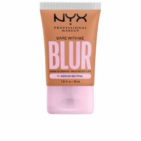 Base de Maquillage Crémeuse NYX Bare With Me Blur Nº 14 Medium tan 30 ml de NYX, Fonds de teint - Réf : S05109969, Prix : 12,...