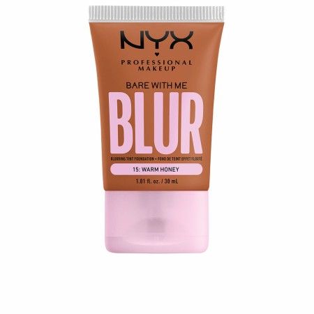 Base de Maquilhagem Cremosa NYX Bare With Me Blur Nº 15 Warm honey 30 ml de NYX, Bases - Ref: S05109970, Preço: 10,48 €, Desc...