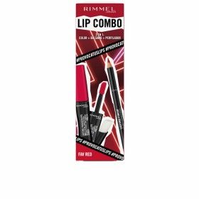 Set da Trucco Rimmel London Lip Combo 3 Pezzi Fav Red di Rimmel London, Rossetti - Rif: S05117968, Prezzo: 12,83 €, Sconto: %