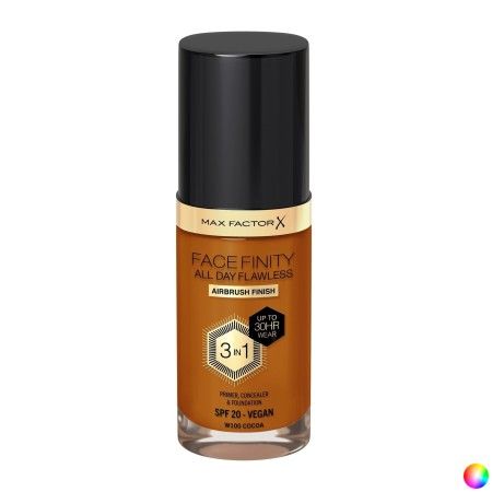 Base de maquillage liquide Max Factor Face Finity 3-en-1 30 ml de Max Factor, Fonds de teint - Réf : S0560053, Prix : 10,25 €...