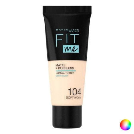 Base de Maquilhagem Fluida Fit Me! Maybelline (30 ml) (30 ml) de Maybelline, Bases - Ref: S0572353, Preço: 7,69 €, Desconto: %