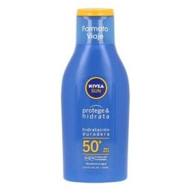 Leche Solar Sun Protege & Hidrata Nivea 50 (100 ml) de Nivea, Limpadores faciais - Ref: S0583968, Precio: 9,53 €, Descuento: %