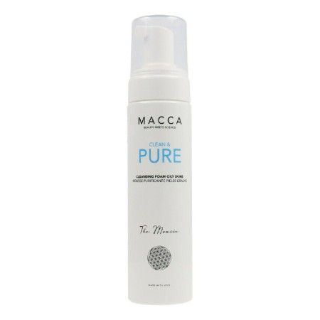 Cleansing Mousse Clean & Pure Macca Clean Pure Oily skin 200 ml by Macca, Face Cleansers - Ref: S0586015, Price: 14,17 €, Dis...