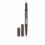 Eyebrow Pencil Maybelline Express Brow Satin Duo 04 Dark Brown by Maybelline, Eyebrow Colours - Ref: S0591961, Price: 9,63 €,...