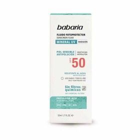 Protetor Solar Fluido Babaria Solar Mineral Uv Spf 50 50 ml de Babaria, Filtros solares - Ref: S0597470, Preço: 11,23 €, Desc...