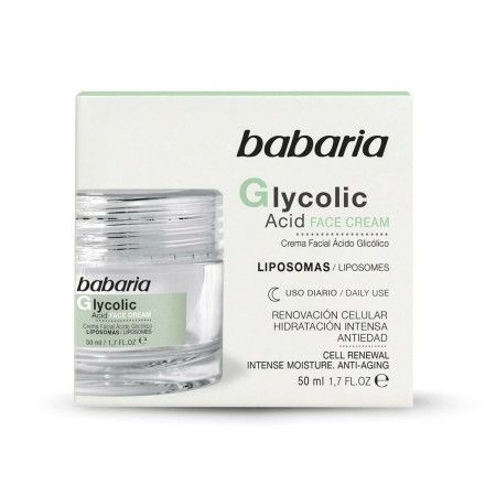 Crema Regeneradora Babaria Glycolic Acid Ácido glicólico 50 ml de Babaria, Hidratantes - Ref: S0597474, Precio: 6,41 €, Descu...