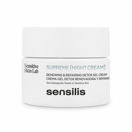Crème antirides de nuit Sensilis Supreme Real Detox 50 ml de Sensilis, Hydratants - Réf : S0597562, Prix : 40,96 €, Remise : %