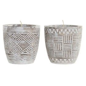 Vela DKD Home Decor Madera Cera (2 Unidades) de DKD Home Decor, Velas - Ref: S3038542, Precio: 31,43 €, Descuento: %