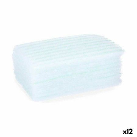 Body Sponge Soap Blue White 19,5 x 12 x 1,5 cm (12 Units) by Berilo, Sponges - Ref: S3622438, Price: 19,65 €, Discount: %