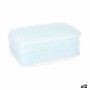 Body Sponge Soap Blue White 19,5 x 12 x 1,5 cm (12 Units) by Berilo, Sponges - Ref: S3622438, Price: 19,65 €, Discount: %