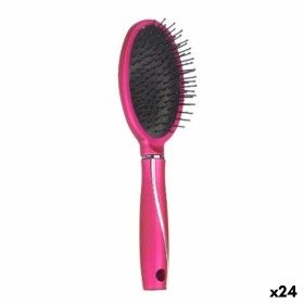 Brush Fuchsia Silicone Plastic (24 Units) by Berilo, Hairbrushes - Ref: S3628859, Price: 39,32 €, Discount: %