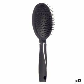 Brush Black Silicone Plastic (12 Units) by Berilo, Hairbrushes - Ref: S3631747, Price: 19,65 €, Discount: %