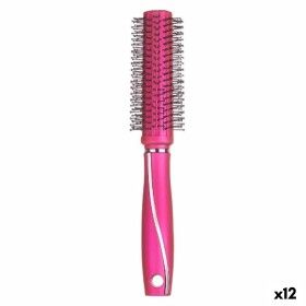 Spazzola Rotonda Fucsia Silicone Plastica (12 Unità) di Berilo, Spazzole per capelli - Rif: S3631750, Prezzo: 19,65 €, Sconto: %