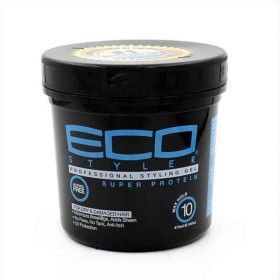 Cire Eco Styler Styling Gel Super Protein (473 ml) de Eco Styler, Crèmes, argiles et cires - Réf : S4245263, Prix : 7,25 €, R...