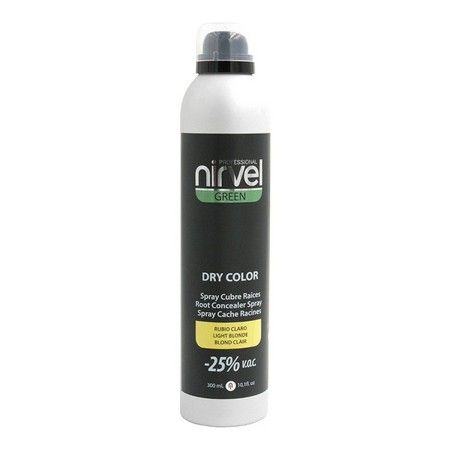 Spray para cabelos brancos Green Dry Color Nirvel NG6640 Louro Claro (300 ml) de Nirvel, Coloração semipermanente - Ref: S425...