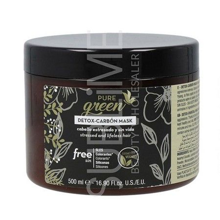 Hair Mask Pure Green Detox Carbon (500 ml) by Pure Green, Deep Conditioners & Treatments - Ref: S4257703, Price: 26,31 €, Dis...