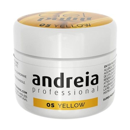 Gel nail polish Andreia Gel Paint 4 ml Yellow Nº 05 by Andreia, Gel Polish - Ref: S4259443, Price: 12,53 €, Discount: %