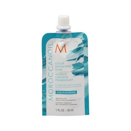 Hair Mask Moroccanoil Depositing Aqua marine 30 ml by Moroccanoil, Deep Conditioners & Treatments - Ref: S4261000, Price: 9,6...