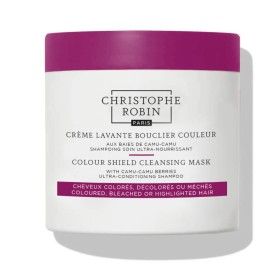 Maschera per Capelli Christophe Robin Colour Shield Cleansing Mask (250 ml) di Christophe Robin, Balsami ad azione profonda e...