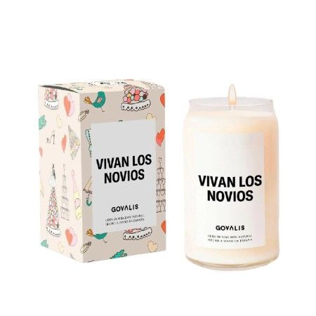 Vela Perfumada GOVALIS Vivan los Novios (500 g) de GOVALIS, Velas - Ref: S4517154, Precio: 27,19 €, Descuento: %