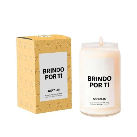 Scented Candle GOVALIS Brindo por ti (500 g) by GOVALIS, Sails - Ref: S4517156, Price: 27,19 €, Discount: %