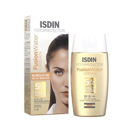 Protetor Solar Facial Isdin Fusion Water Urban Spf 30 50 ml de Isdin, Filtros solares - Ref: S4517748, Preço: 27,68 €, Descon...